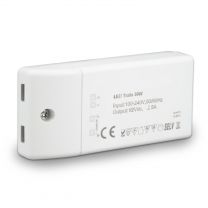 LED Trafo Mini 12V/DC, 0-30W mit Anschlusskabel weiß
